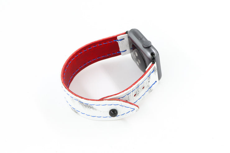 Czech World Team White iWatch Band