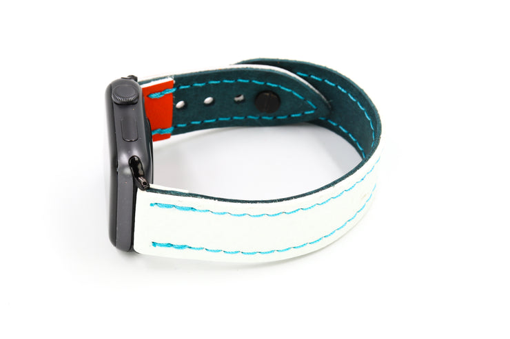 San Jose White/Orange iWatch Band