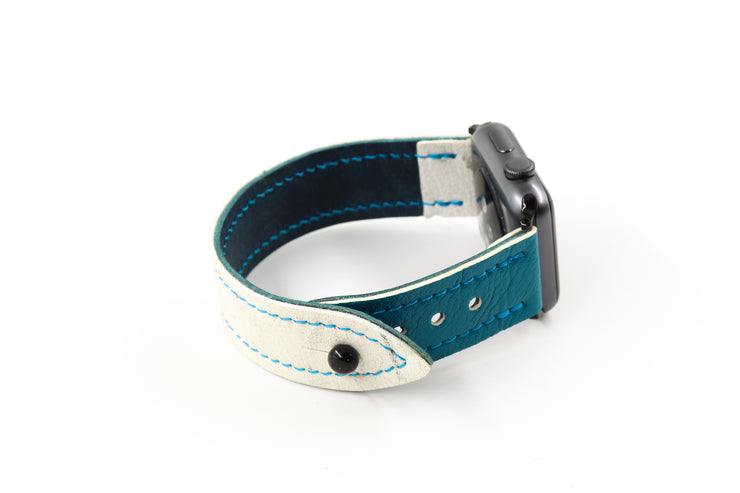 San Jose White/Teal iWatch Band