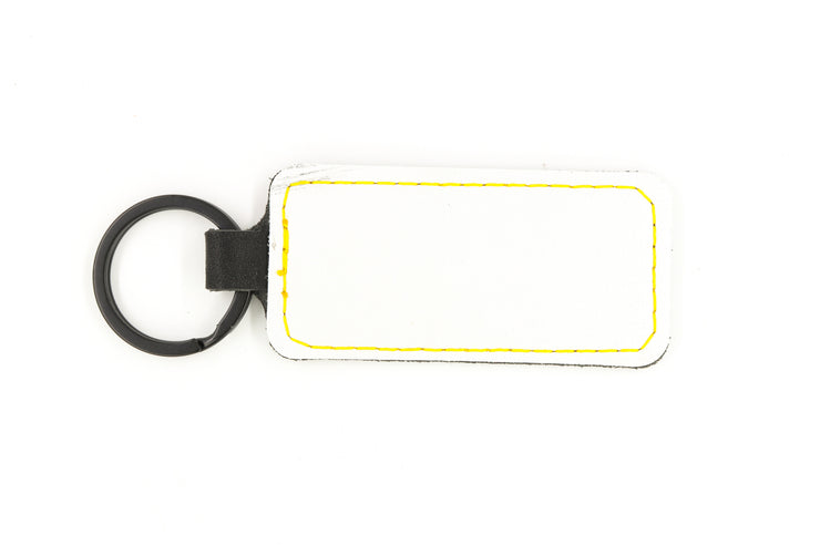 Pittsburgh White Keychain