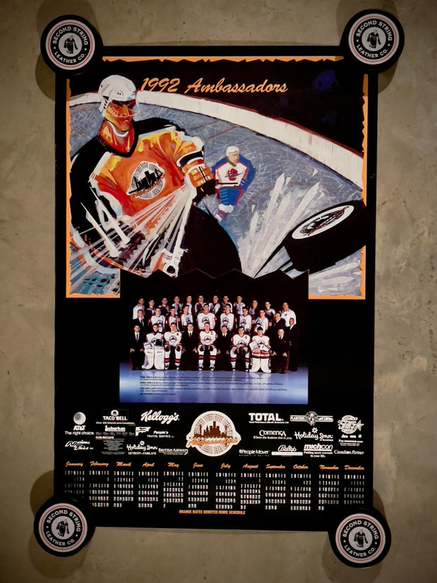 Detroit Compuware Team Poster - 1992