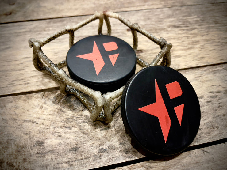 Custom Hat Trick Puck Coaster Set