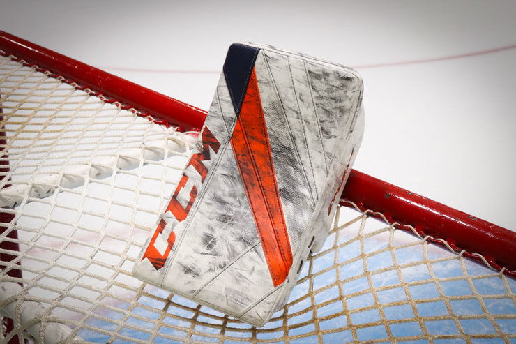 Edmonton Orange/White Keychain