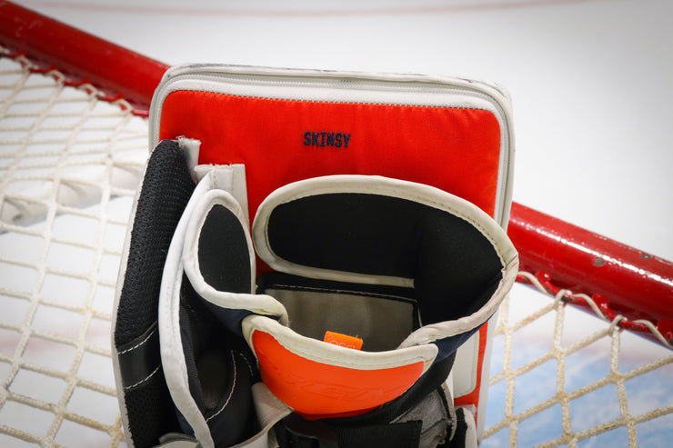 Edmonton Orange/White Keychain