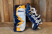Beast Pads White/Yellow/Blue Keychain