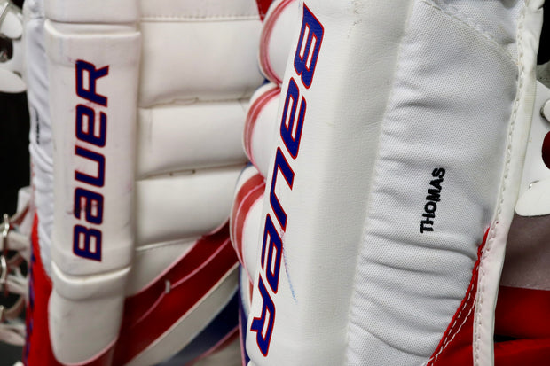USA White Keychain