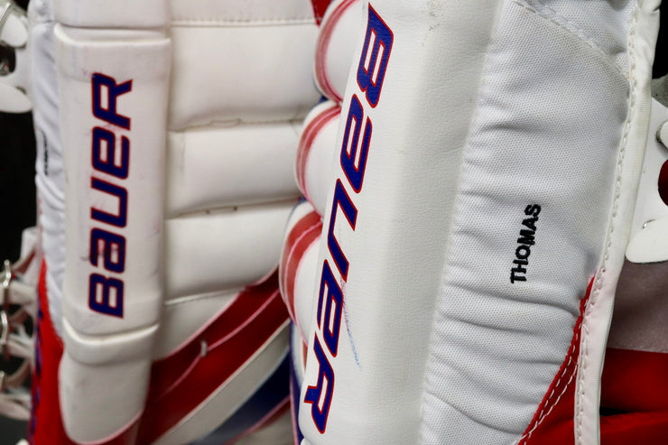 USA White Keychain
