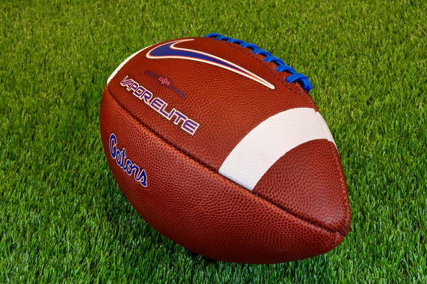 Gators Pigskin White Keychain