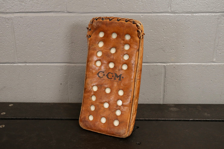 CCM Vintage Blocker Brown Keychain