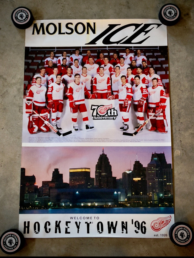 Detroit Red Wings Team Poster - 1996