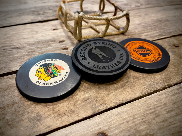 Hat Trick Puck Coaster Set - Chicago