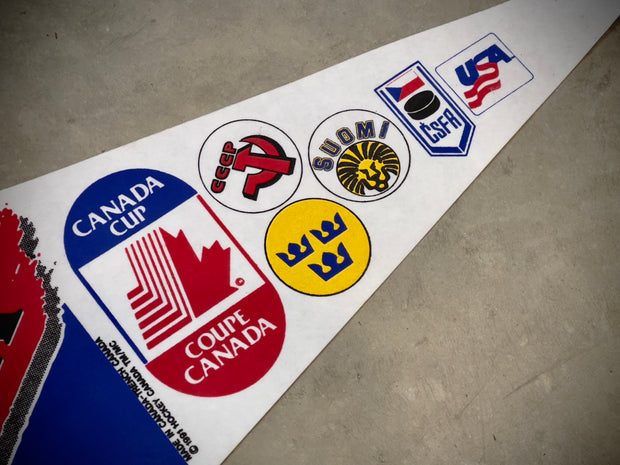 Vintage Team Canada Cup Coupe 1991 Full Size Pennant