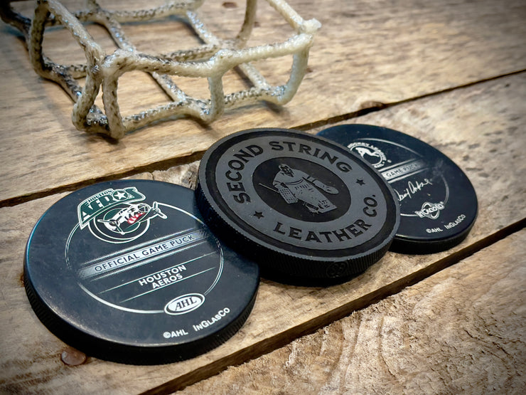 Hat Trick Puck Coaster Set