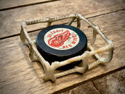 Hat Trick Puck Coaster Set (Signed By Joey Kocur)