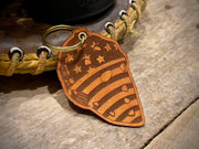 USA Goalie Mask Keychain