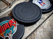 Hat Trick Puck Coaster Set - Detroit