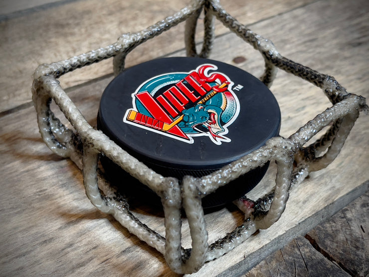 Hat Trick Puck Coaster Set - Detroit