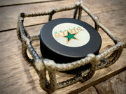 Hat Trick Puck Coaster Set - Dallas