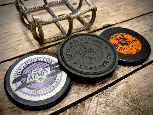 Hat Trick Puck Coaster Set - Los Angeles