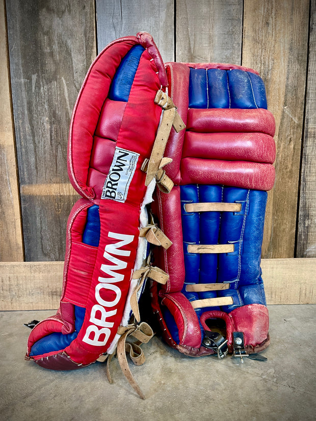 John Brown JB250 Pro Vintage Goalie Leg Pads 28"