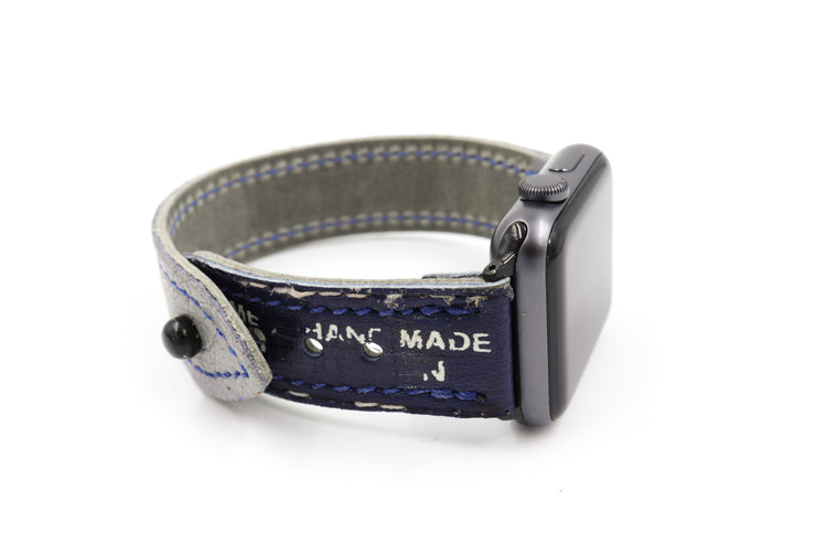 Brians Air Thief 2 Silver/Blue iWatch Band