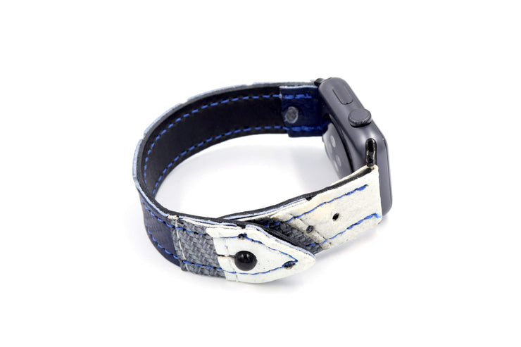 Brians Demon Glove Blue/White iWatch Band