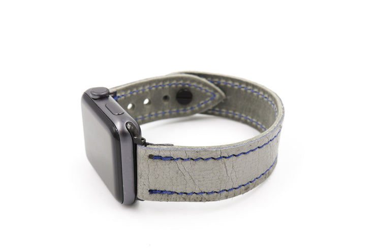 Brians Air Thief 2 Silver/Blue iWatch Band