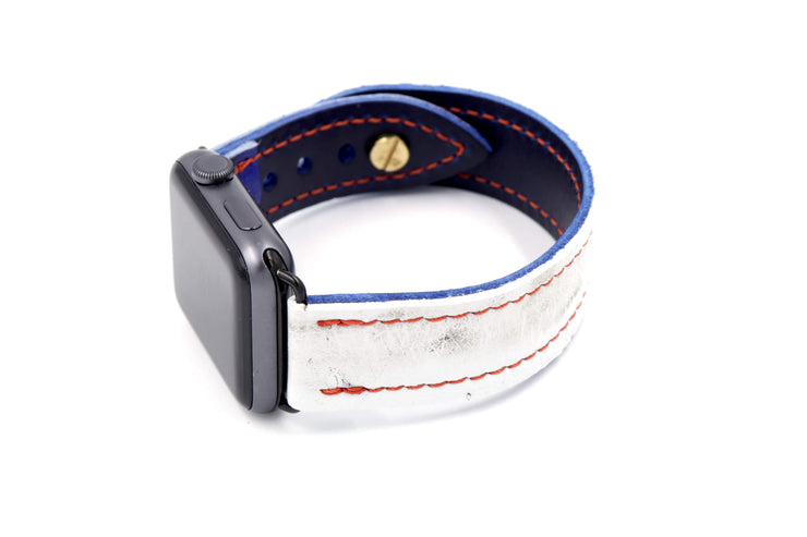 Heaton Helite IV Blue/Blk Glove WHITE/BLUE iWatch Band