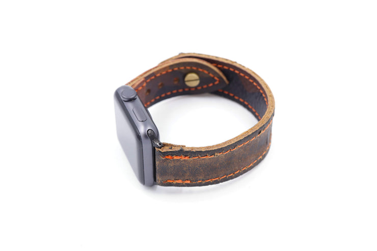 GM21 Glove FR VC DK Brown iWatch Band