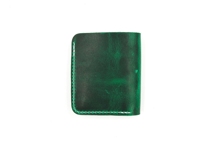 Koho Vintage Green 6 Slot Square Wallet