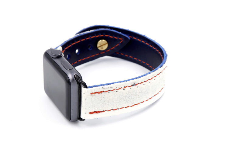 Heaton Helite IV Blue/Blk Glove WHITE/BLACK iWatch Band