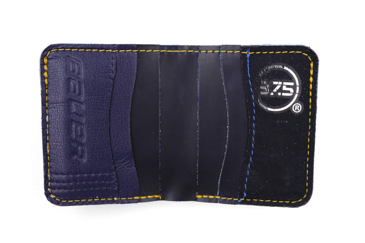 Big Blue Collection 6 Slot Square Wallet