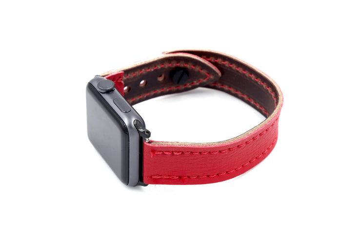 The Badger Collection Red iWatch Band