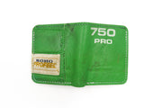 Koho Vintage Green 6 Slot Square Wallet