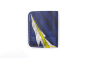 Big Blue Collection 6 Slot Square Wallet