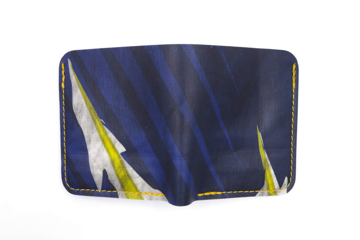 Big Blue Collection 6 Slot Square Wallet