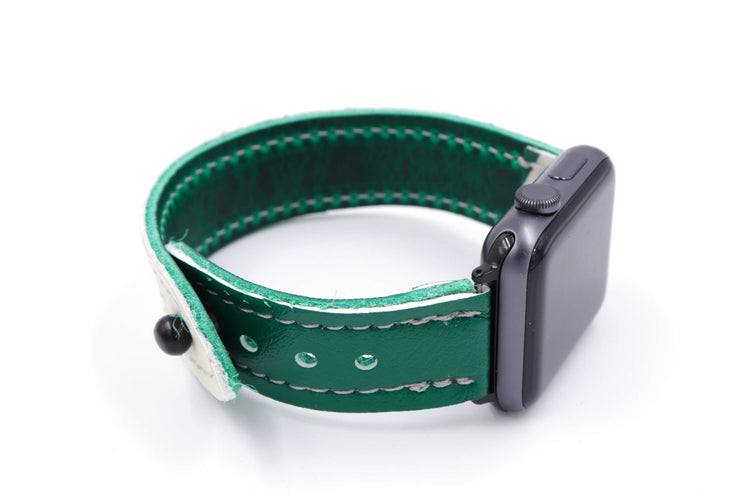 Bauer Ultra Sonic Bishop DAL Pro Blocker WHITE GREEN iWatch Band