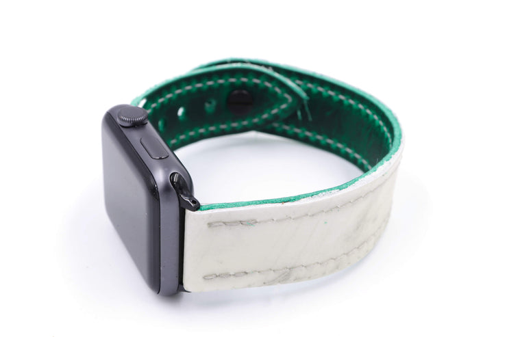 Bauer Ultra Sonic Bishop DAL Pro Blocker WHITE GREEN iWatch Band