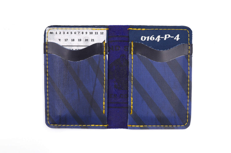 Big Blue Collection 6 Slot Wallet