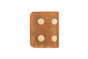Cooper GM12 Waffle Light Brown 6 Slot Square Wallet