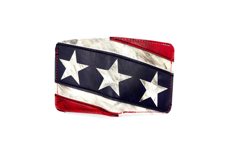 USA Collection Blocker 6 Slot Square Wallet
