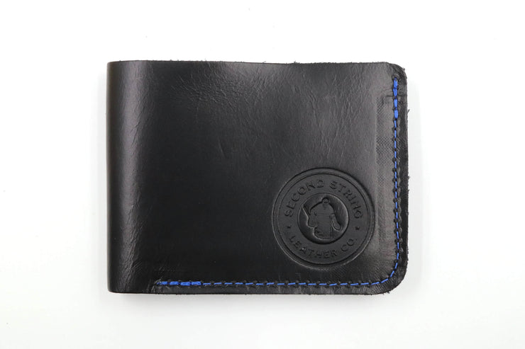 Blue Lightning Collection 6 Slot Bi-Fold Wallet