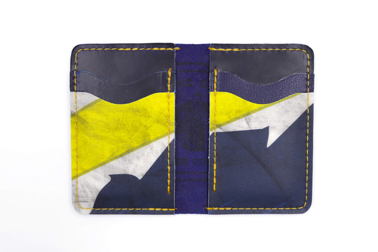 Big Blue Collection 6 Slot Wallet