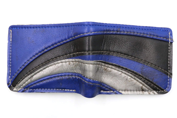 Blue Lightning Collection 6 Slot Bi-Fold Wallet