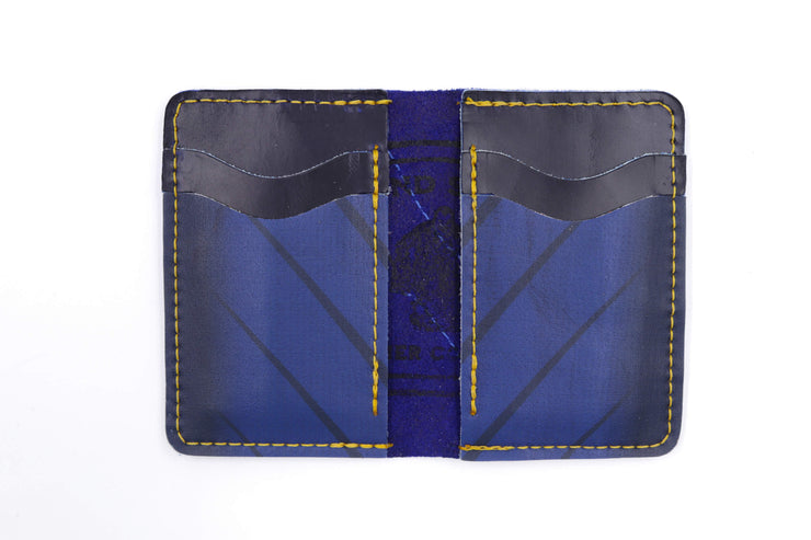 Big Blue Collection 6 Slot Wallet