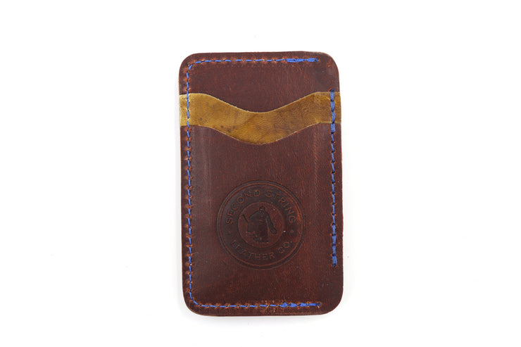 Cooper GM12 Waffle Brown 3 Slot Money-Clip