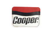 Cooper Red/White 3 Slot Wallet