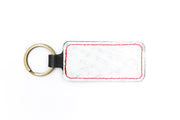 Sin City White Weave Keychain