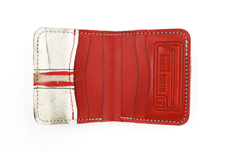 Cooper White 6 Slot Square Wallet