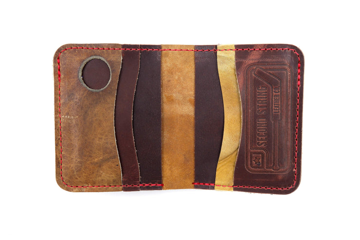 Cooper GM12 Waffle Black 6 Slot Square Wallet